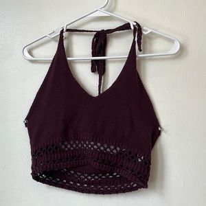 Crochet halter top